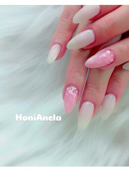 ホニアネラ(HoniAnela)/ハートホログラムネイル