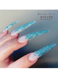 ロングスカルプ【錦糸町ネイル】