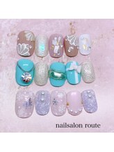 ネイルサロン ルート 二子玉川(nailsalon route)/冬キャンペーンネイル初回¥7380