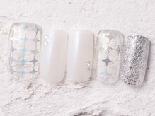 ジェミーネイル エビス(Jemiy nail ebisu)/星シンプルラメ9960yen