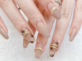 定額ニュアンスネイル　simple