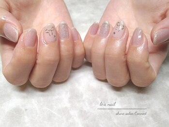 コネクト(Connect)/シンプルリボンネイル*