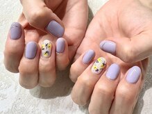 ウカ ひばりが丘(UKA)/花柄上品ネイル