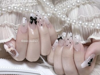 リンドネイル バイ モカ アンド ララ(Lind nail by moca and LaLa)/【mio】ガーリーネイル