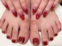 ラビング(Loving)/ハンド＆フット ～赤ネイル～