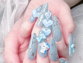 シーアンドビーネイル(C&B Nail)/持ち込み長さだしデザイン