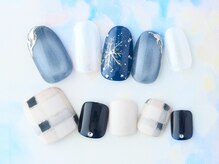 フットネイルのデザインに変更可能♪お色味の変更も◎