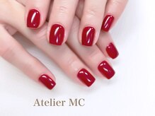アトリエ エムシー 新富町(Atelier MC)/4週間もつ☆ワンカラーネイル