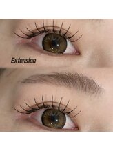 ナチュラルアイブロウ(Natural Eyebrow)/フラットラッシュ140本