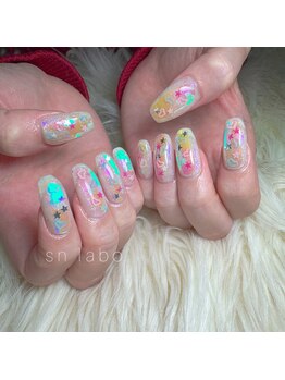 スマイル ネイル ラボラトリー(Smile nail laboratory)/うるうる×mixホロ