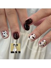 メルネイル(MELL-NAIL)/Dalmatian　nail【４本アート】