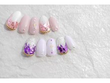 ネイルサロン ブリオン(Nail Salon Bullion)/クラッシュホロネイル