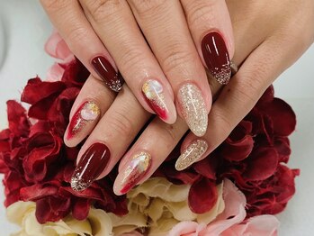 ダブルネイル(Double Nail)/【ほり】DC☆30 大人ボルドー