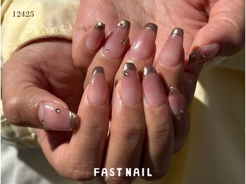 ファストネイル イオンモール常滑店(FAST NAIL)/ミラー/フレンチ/グラデーション