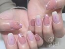 オーロラミラーパール×チーク