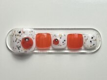 ジョアネイル(JOA Nail)/トマト/アートネイル/夏/フット