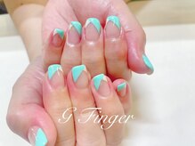 ジーフィンガー 大井町店(G Finger)/爽やかブルー☆クロスフレンチ♪