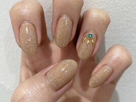 シンプルベージュネイル☆