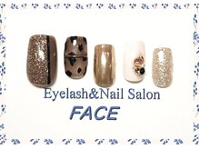 アイラッシュアンドネイルサロン フェイス(Eyelash&NailSalon FACE)/ハンド定額ネイル　￥7.500