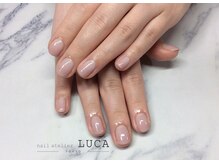 ネイルアトリエルカ(nail atelier LUCA)/S-25 大人可愛いピンクグラデ