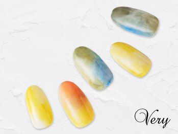 春ニュアンスネイル