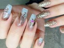 ニュアンスネイル　大理石