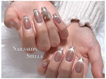 ステラ(Stella)の写真/シンプルだからこそ際立つ美フォルムネイル、フィルイン、カラーmix可能◎あなたに似合う色を作ります♪