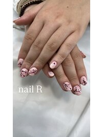 梅ネイルです♪