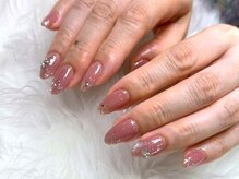 シベル(Ci belle)/先端ラメネイル/ピンクネイル