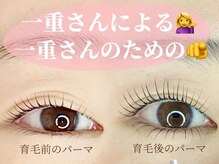エースラッシュエヌ(A/N)/一重の方のまつげパーマ