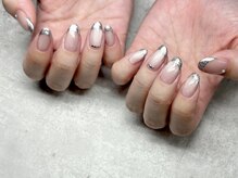 ウイ(u'i)/ラメフレンチネイル