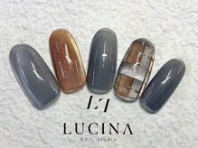 ネイルスタジオ ルキナ(LUCINA)/T-201 マグネットチェックネイル