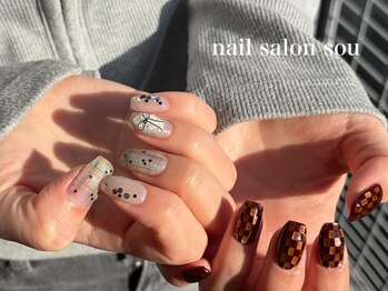 ネイルサロン ソウ 心斎橋店(Nail Salon Sou)/ニュアンスネイル