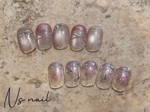 エヌズネイル 三鷹駅前北口店(n’s nail)/ガーリーデザイン定額9600/8600