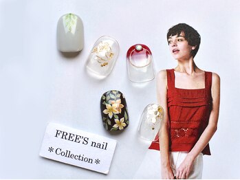 フリーズネイル 三宮店(FREE'S nail)/シースルーフラワー