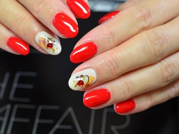 ネイルサロン プルミエール(Premiere)/秋カラー☆レッド