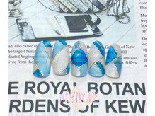 アネモネ(ANEMONE)/ステンドガラスネイル☆