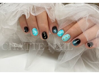 シャットネイル(CHATTE NAIL)/爪育デザインネイルCコース