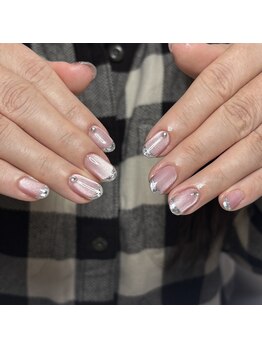 リミズネイルビューティー 名駅店(RimisNailxbeauty)/マグネットベースで透明感