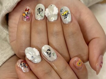 エムワイユーネイル(myu.nail)/パワパフ+*・