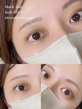 ウォーム(warm)/black tint lash lift