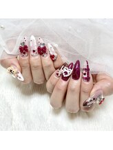 ミニョン(Minyon)/バレンタインネイル☆