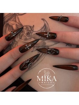 ミカネイルズ 心斎橋店(Mika Nails)の写真/【心斎橋/四ツ橋】やりたかったデザインが叶う♪SNS画像持ち込み大歓迎！手書きアートはお任せください◎