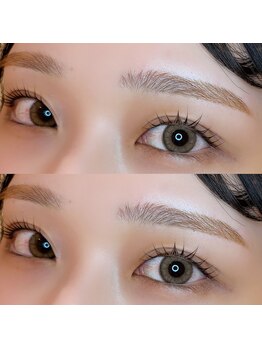ラプテ(lapte)/眉カラーで朝の時短に♪