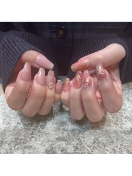 エーナイン イオンモール三川店/ピンクニュアンスネイル