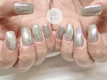 ジーエスネイル(GS NAIL)/オーロラパウダーネイル