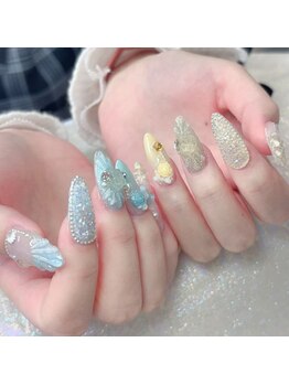 クイーンズビューティーサロン 新宿本店(Queen's beauty salon)/チップ長さ出し10本やり放題