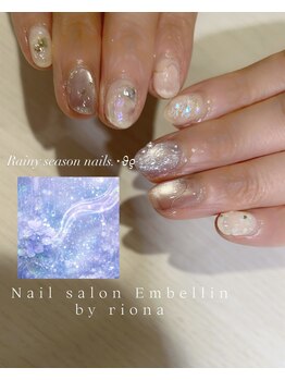 アンベリール(Embellir)/バンド持ち込みデザインネイル