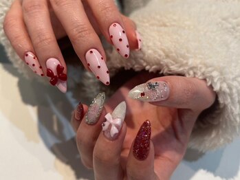 シェリーラメール 渋谷(cherielamer)/ ドットネイル