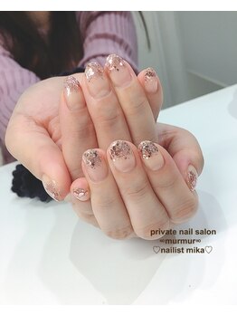 プライベート ネイルサロン マーマ(murmur)/ラメホロネイル
